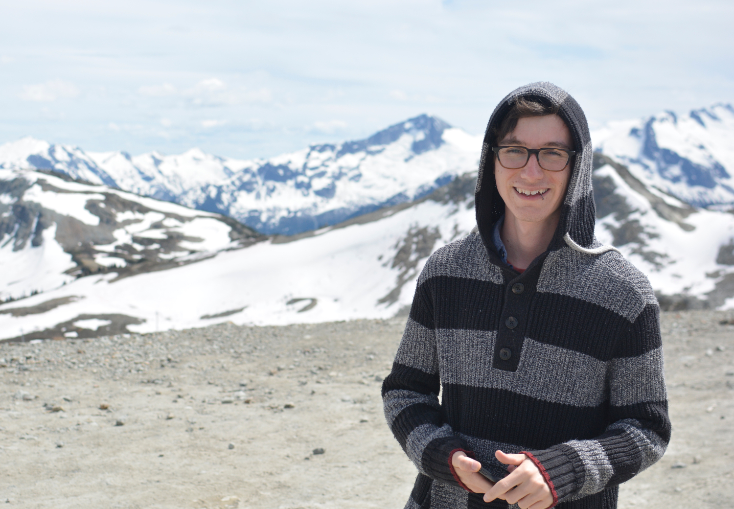 Me, on the peak of Whistler Mountain