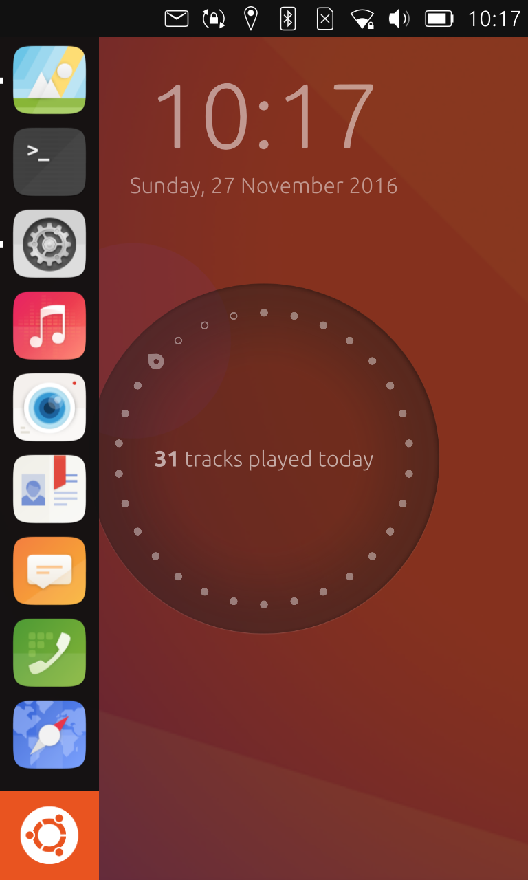 Ubuntu Touch dash